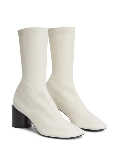 Jil Sander block-heel ankle boots - White - zdjęcie produktu nr 2
