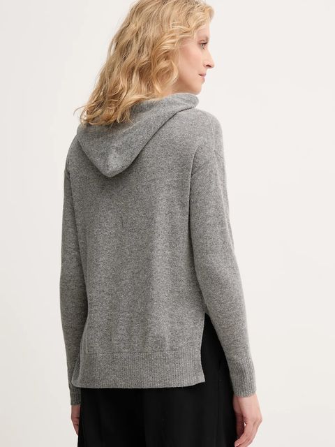 Marella sweter z domieszką wełny Emme by Marella damski kolor szary lekki 2525366011200 - zdjęcie produktu nr 2