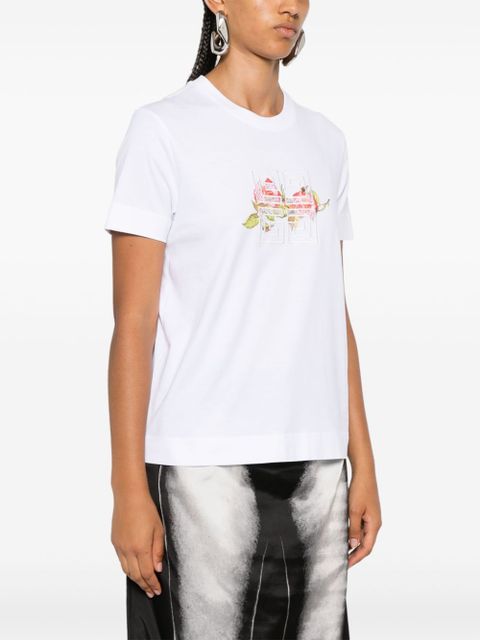 Givenchy 4G lace cotton T-shirt - White - zdjęcie produktu nr 2