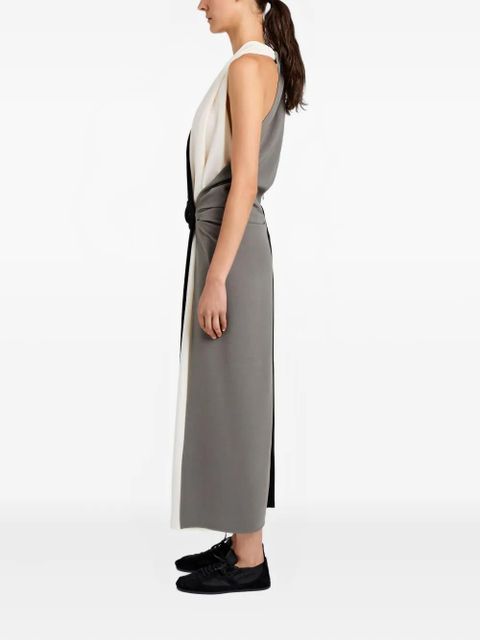 Proenza Schouler Elsa knotted midi dress - Black