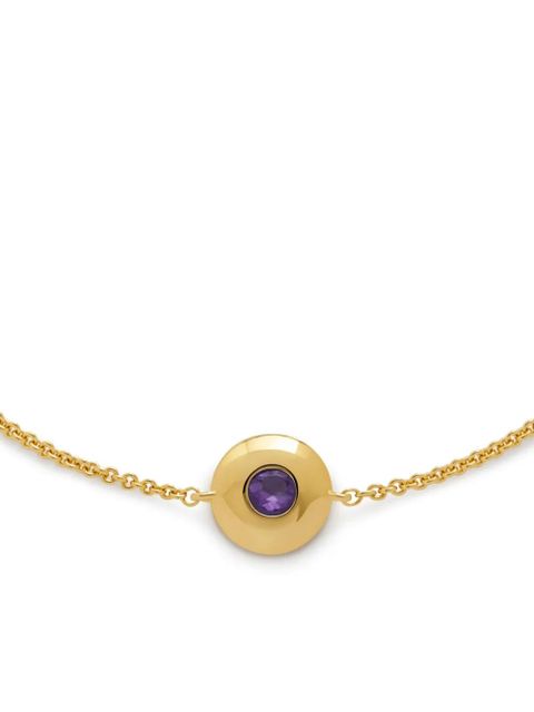 Monica Vinader 18kt yellow gold vermeil February Birthstone bracelet - zdjęcie produktu nr 2