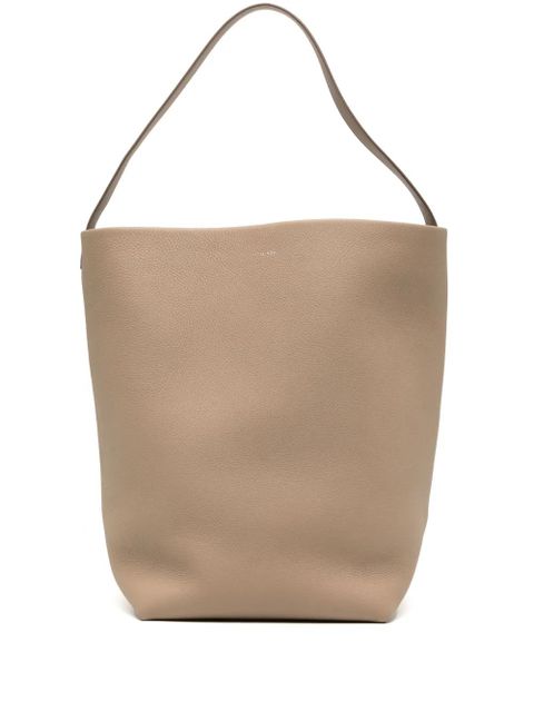 The Row large Park leather tote bag - Brown - zdjęcie produktu nr 1