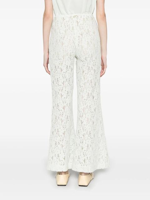 TWINSET lace trousers - Green