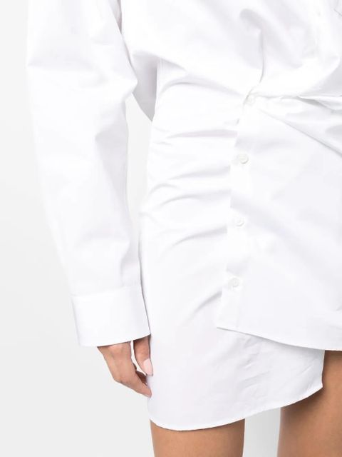 Off-White asymmetric cotton shirtdress - zdjęcie produktu nr 2