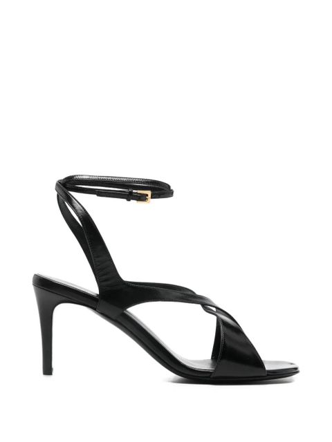 KHAITE ankle-strap heeled sandals - Black - zdjęcie produktu nr 1