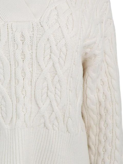 Simkhai Kate cable-knit polo jumper - Neutrals - zdjęcie produktu nr 2