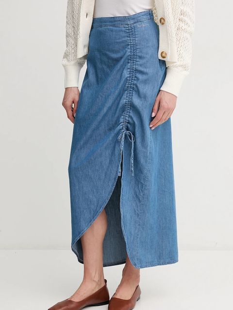 Pepe Jeans spódnica jeansowa MAXI SKIRT HW SUNSET - zdjęcie produktu nr 2
