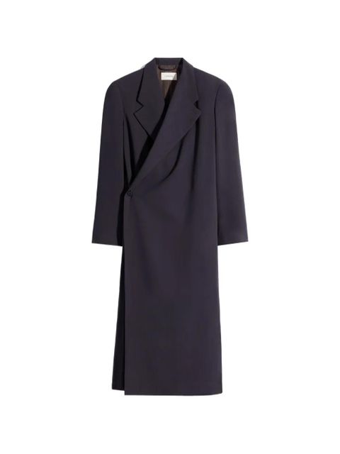 LEMAIRE draped wrap coat - Black - zdjęcie produktu nr 1