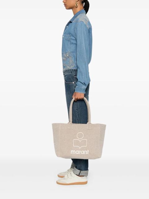 ISABEL MARANT Yenky zip tote bag - Neutrals