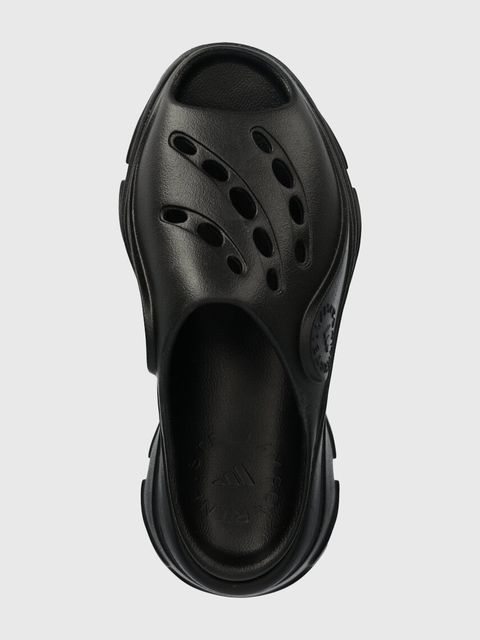 adidas by Stella McCartney klapki Clog damskie kolor czarny na platformie GW2050