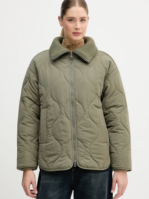 United Colors of Benetton kurtka kolor zielony zimowa 2R1VDN08J - zdjęcie produktu nr 1