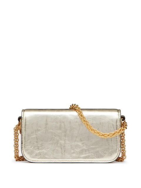 Valentino Garavani small Locò metallic calfskin shoulder bag - Gold - zdjęcie produktu nr 2