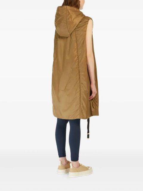 Max Mara sleeveless puffer jacket - Brown