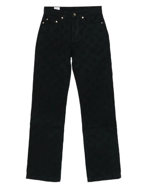 Casablanca monogram-print jeans - Black - zdjęcie produktu nr 1