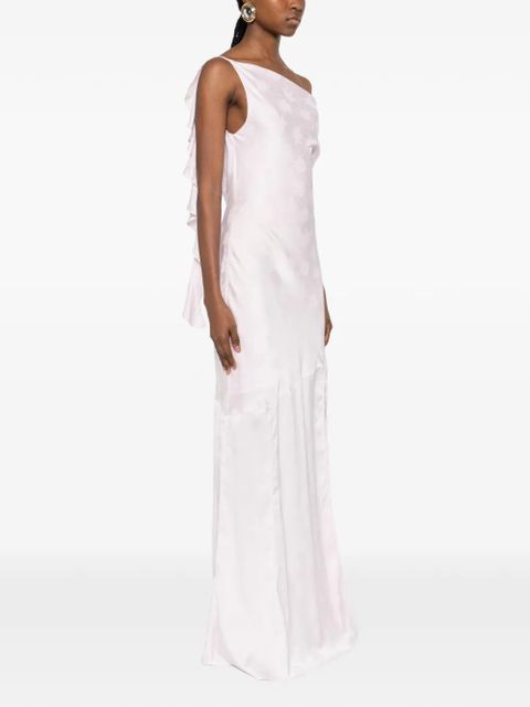 ROTATE BIRGER CHRISTENSEN ruffled scoop neck dress - Pink - zdjęcie produktu nr 2