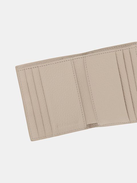 Coccinelle portfel skórzany damski kolor beżowy E2 MW5 11 F7 01