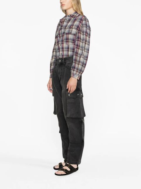 MARANT ÉTOILE Lidzy puff-sleeve shirt - Neutrals