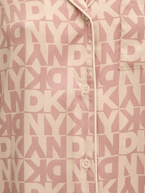 Dkny piżama damska kolor beżowy YI80061