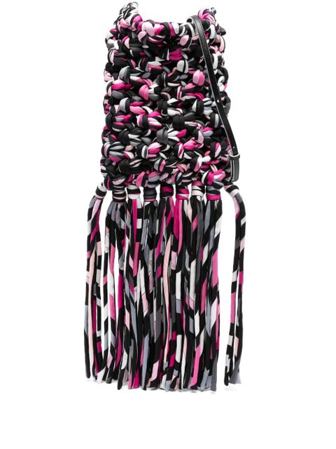 PUCCI knitted cross body bag - Black - zdjęcie produktu nr 1