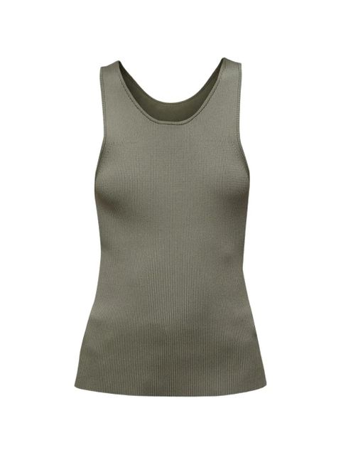 3.1 Phillip Lim ribbed layering tank top - Green - zdjęcie produktu nr 1