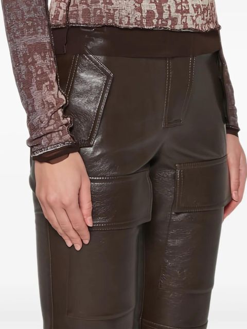 MISBHV flap-pockets trousers - Brown