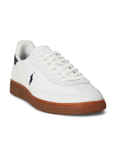 Polo Ralph Lauren sneakersy skórzane Bedford Pp kolor biały 809973701005 - zdjęcie produktu nr 2