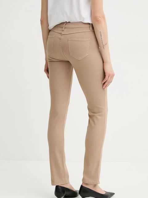 Morgan jeansy PETROI1 damskie kolor zielony PETROI1