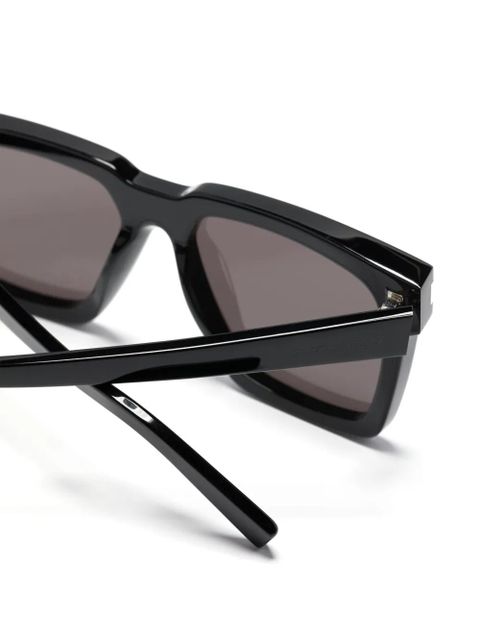 Saint Laurent Eyewear square-frame tinted sunglasses - Black