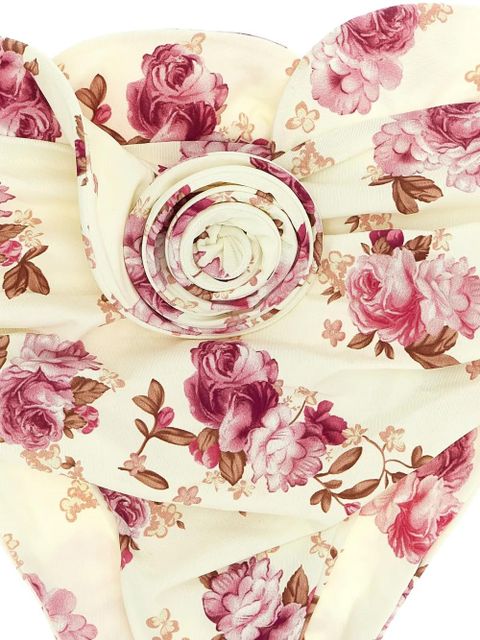 Magda Butrym floral-print bikini bottoms - Neutrals