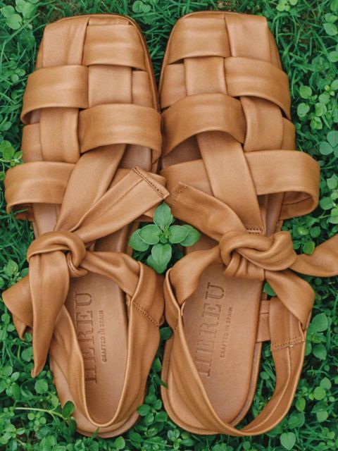 Hereu Bena T-bar sandals - Brown