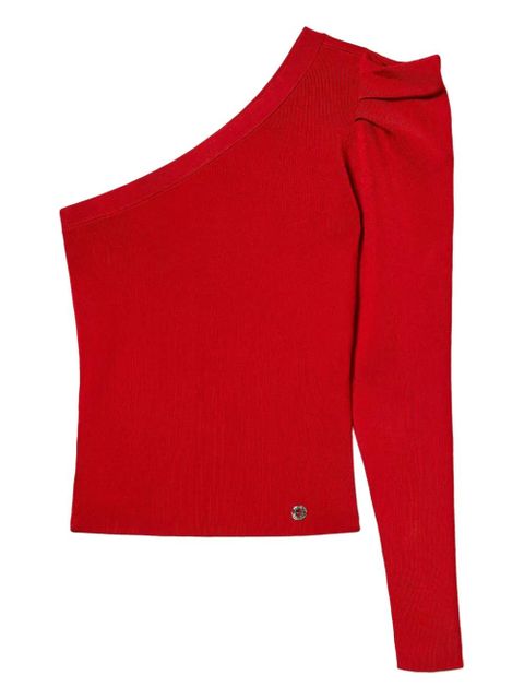 TWINSET one-shoulder draped top - Red - zdjęcie produktu nr 1