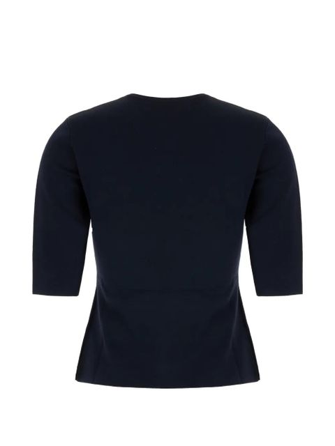 Max Mara embossed T-shirt - Blue - zdjęcie produktu nr 2
