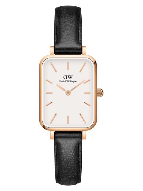 Daniel Wellington zegarek Quadro Pressed damski kolor różowy - zdjęcie produktu nr 1