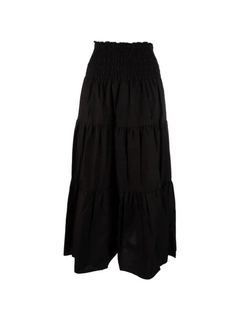 Michael Kors tiered shirred skirt - Black - zdjęcie produktu nr 1