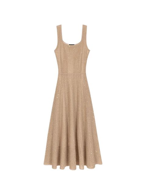 Maje openwork midi dress - Neutrals - zdjęcie produktu nr 1