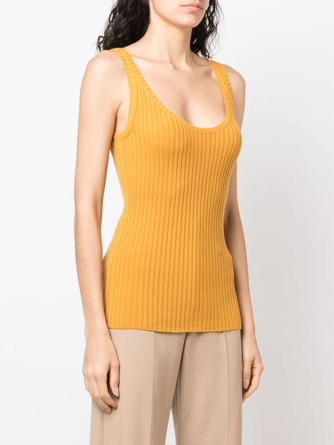 Chloé rib knit tank top - Yellow