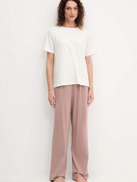 BOSS piżama damska kolor beżowy 50545568