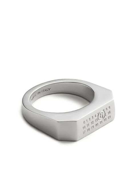 MM6 Maison Margiela signet ring - Silver