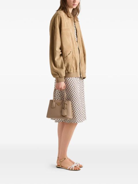 Prada Double Saffiano leather mini-bag - Brown