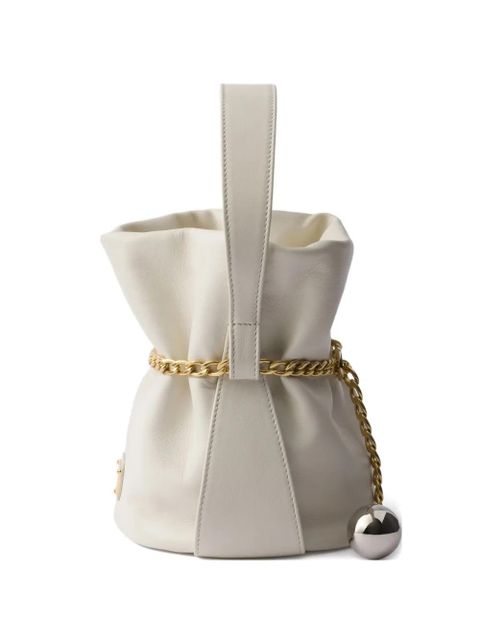 Prada mini Petit Sac Noir bucket bag - White