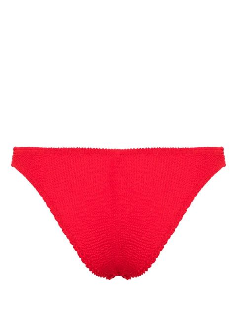 Bond-eye Scene seersucker bikini bottoms - Red