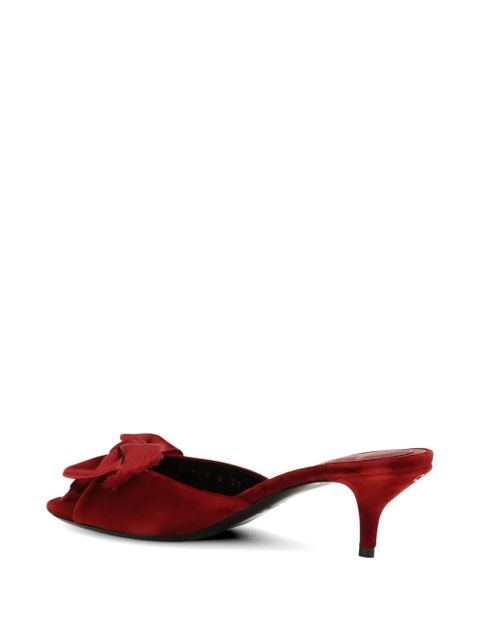 Valentino Garavani Marie A bow sandals - Red