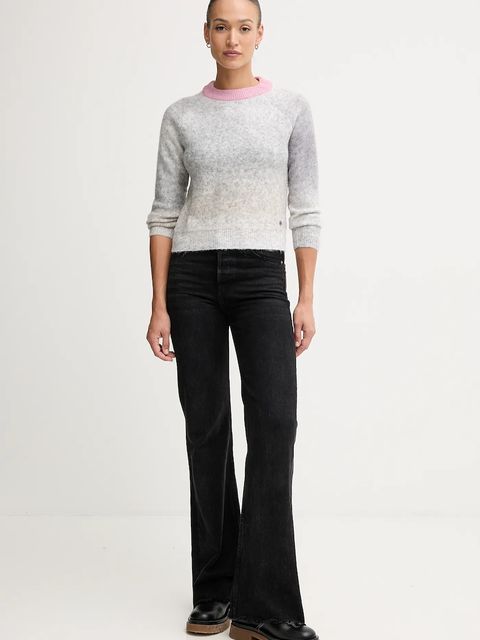 Pepe Jeans sweter z domieszką wełny damski kolor szary PL7000047 - zdjęcie produktu nr 2