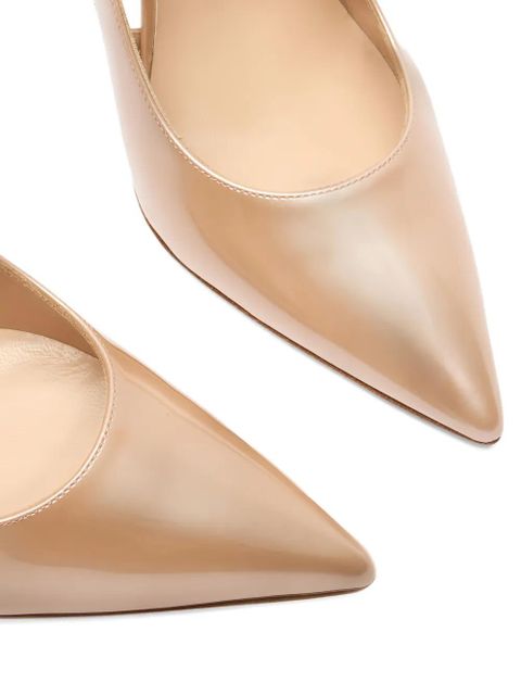 Casadei Julia Samurai strap pointed pumps - Neutrals