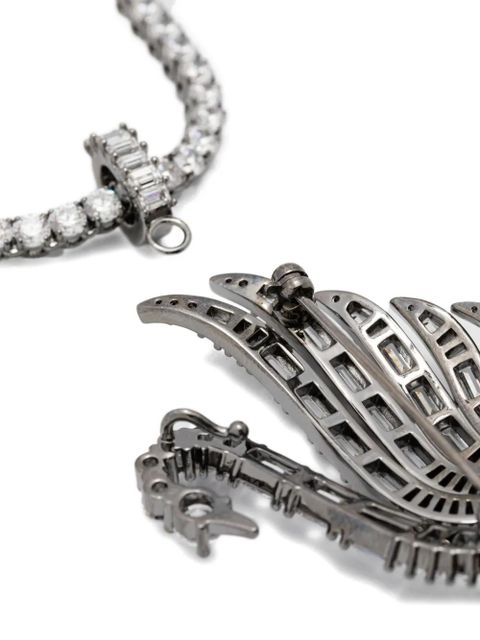 Swarovski Iconic Swan pendant necklace - Silver