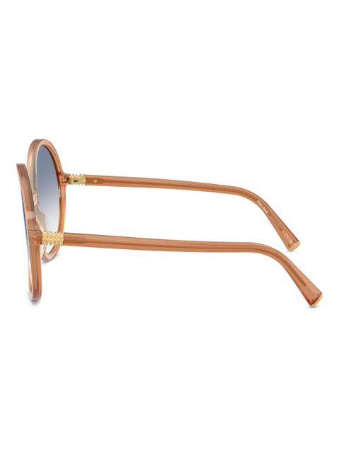 Miu Miu Eyewear round-frame sunglasses - Neutrals