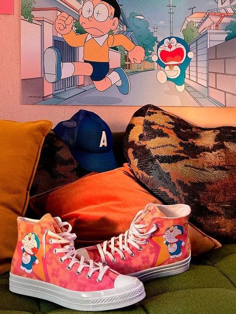Converse trampki Converse x Doraemon Chuck 70 kolor pomarańczowy A15790C