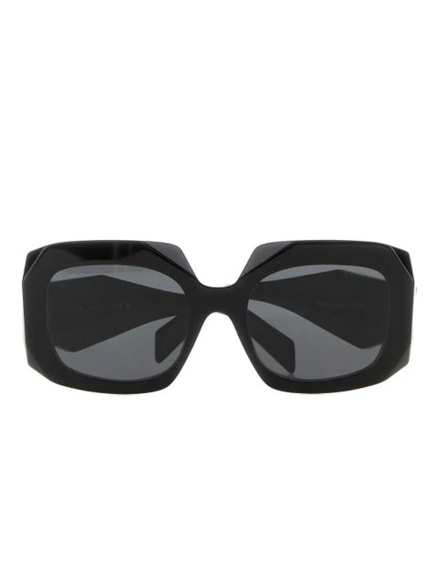 Prada Eyewear geometric-frame sunglasses - Black - zdjęcie produktu nr 2