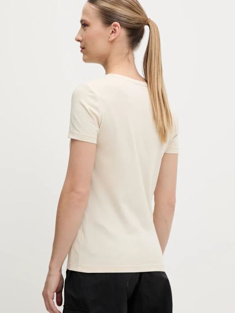 EA7 Emporio Armani t-shirt damski kolor beżowy AF12115.7W000072