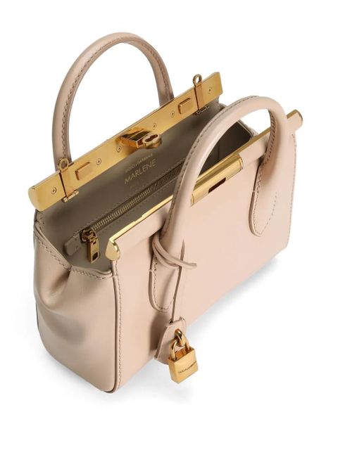 Dolce & Gabbana leather tote bag - Neutrals